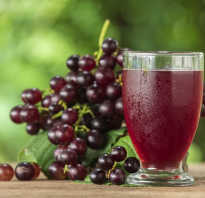 Виноградный сок: польза и вред